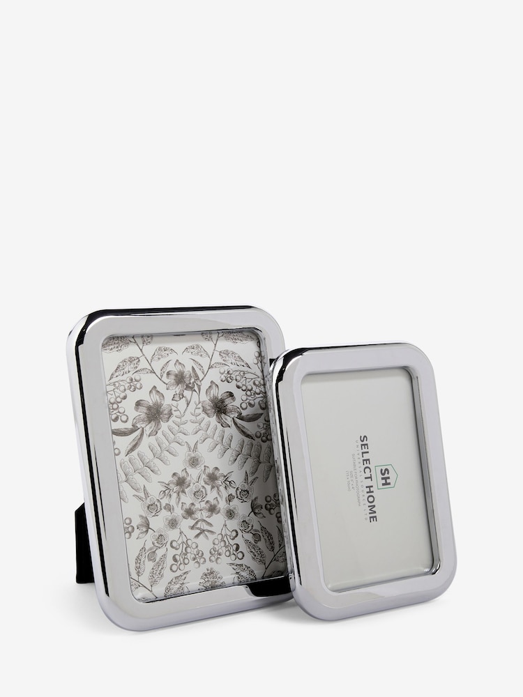 Silver Chrome Finish Tube Photo Frame - Image 3 of 3