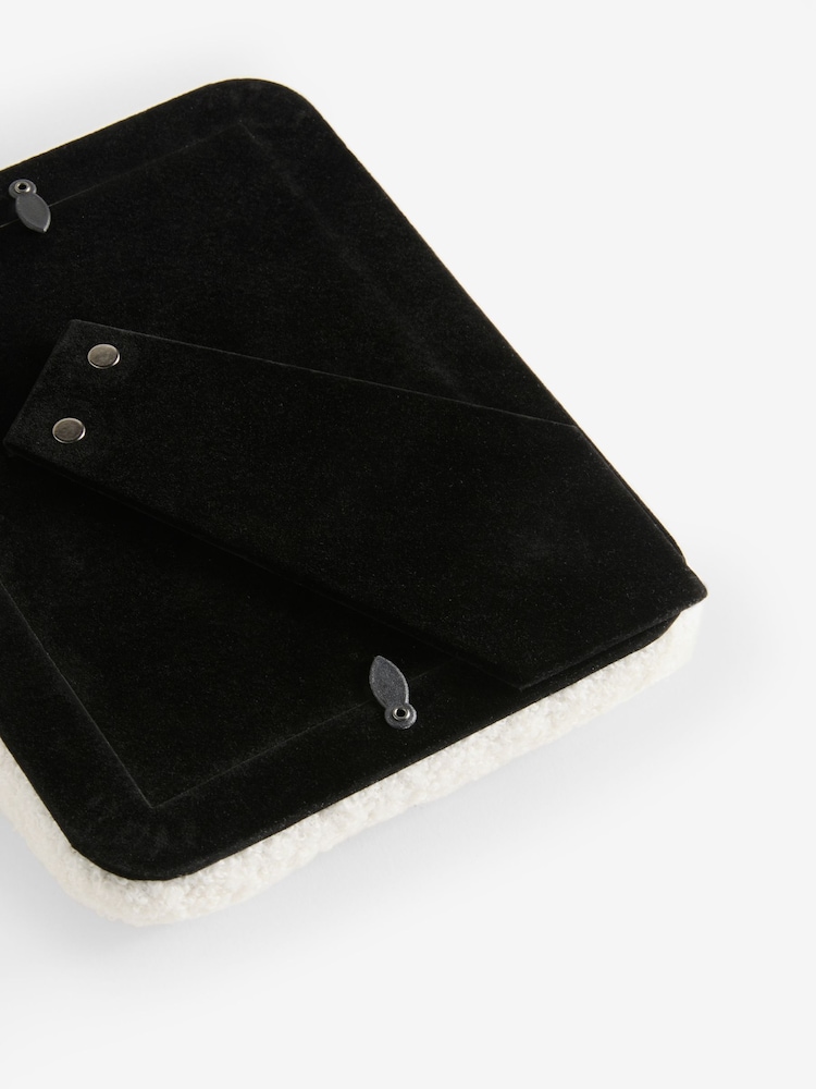 Neutral Boucle Fabric Photo Frame - Image 5 of 5