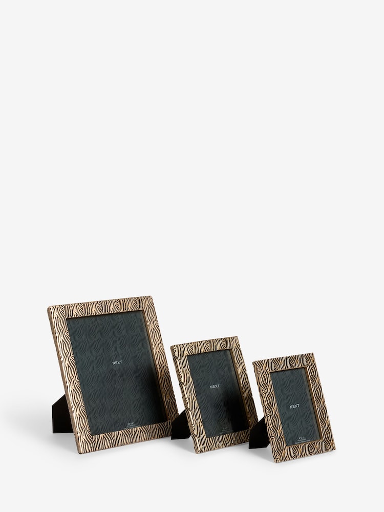 Gold Animal Pattern Texture Photo Frame - Image 4 of 4