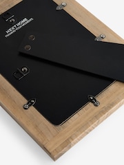 Neutral Carved Global Wooden Photo Frame - Image 2 of 2