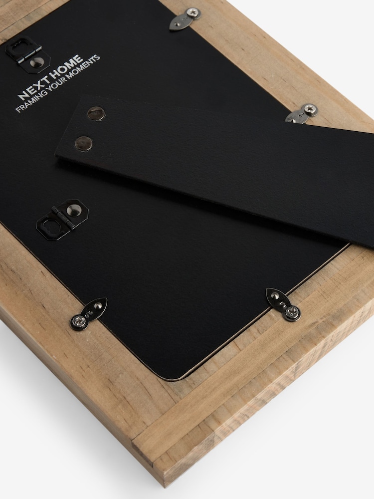 Neutral Carved Global Wooden Photo Frame - Image 2 of 2