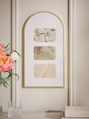 Gold Arch Multi Aperture Photo Frame - Image 1 of 5