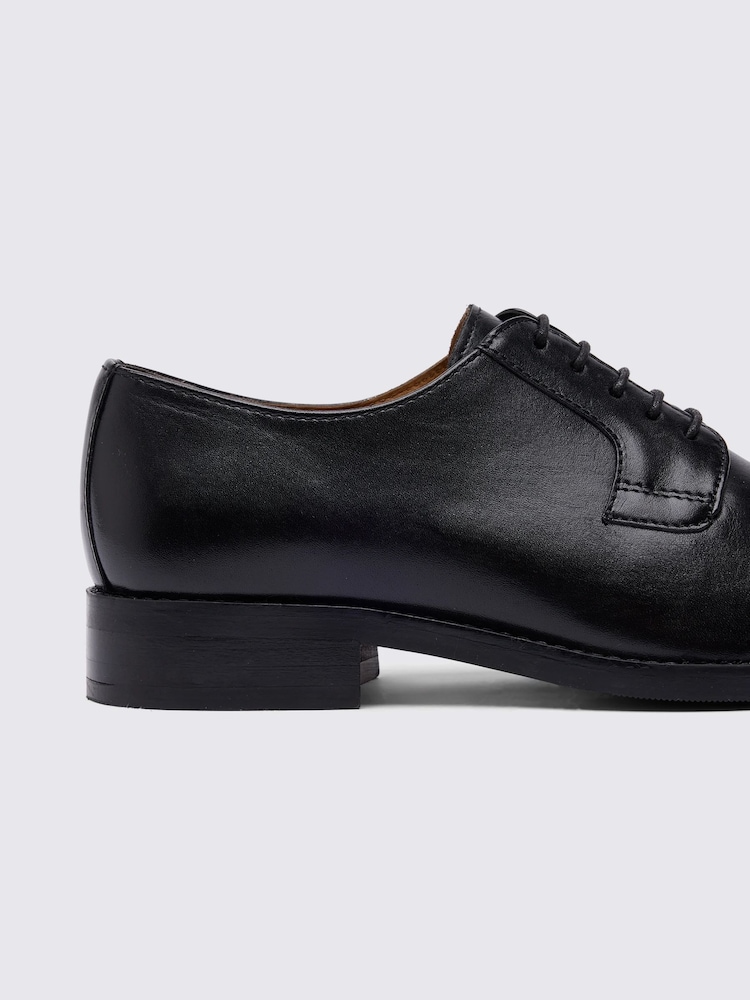 MOSS Black Cambridge Derby Shoes - Image 5 of 5 MOSS Black Cambridge Derby Shoes - Image 5 of 5