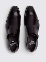 MOSS Brown John Monkton Double Monk Shoes - Image 2 of 5