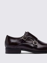 MOSS Brown John Monkton Double Monk Shoes - Image 3 of 5