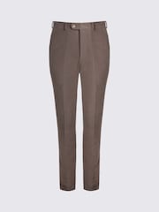 MOSS Brown Tailored Fit Brushed Cord Trousers - Image 4 of 5
