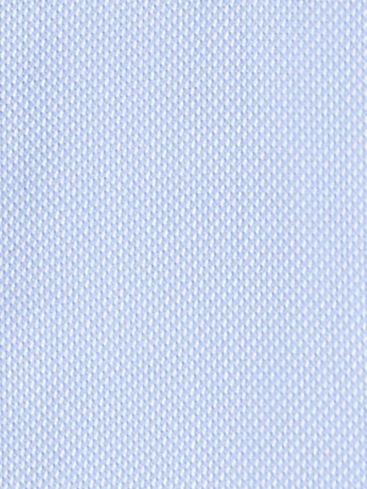 MOSS Blue Regular Fit Dobby Stretch Shirt - Image 5 of 5