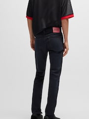 HUGO Blue Extra-Slim-Fit Stretch Denim Jeans - Image 2 of 8