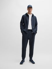 BOSS Blue Hadiko Straight Fit Stretch Tracksuit Joggers - Image 3 of 4