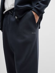 BOSS Blue Hadiko Straight Fit Stretch Tracksuit Joggers - Image 4 of 4