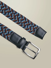 Charles Tyrwhitt Dark Blue Stretch Belt - Image 2 of 2