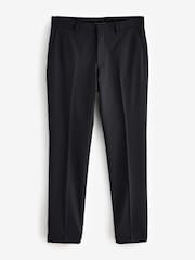 Zwart - BOSS Regular Fit Wool Trousers - Image 4 of 4