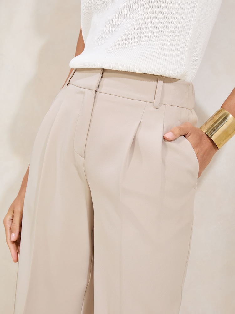 Lipsy Stone Premium Wide Leg Trousers - Image 2 of 5