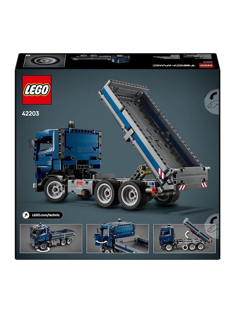 LEGO Technic Tipping Dump Truck Toy Vehicle 42203 - Image 3 of 3