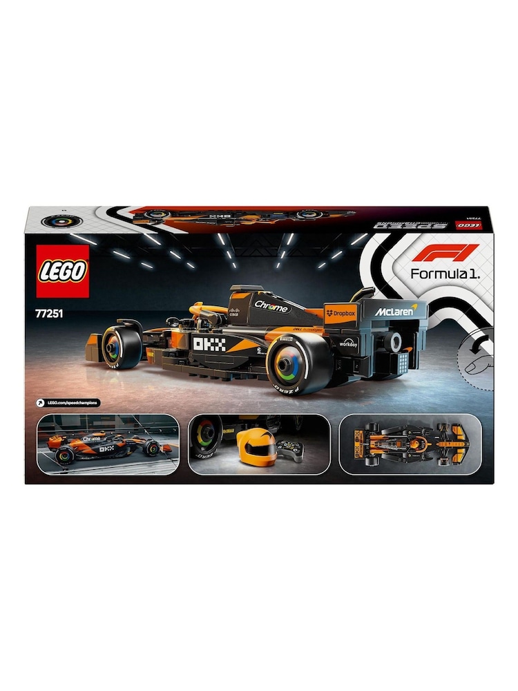 LEGO Speed Champions McLaren F1 Team MCL38 Race Car 77251 - Image 3 of 3