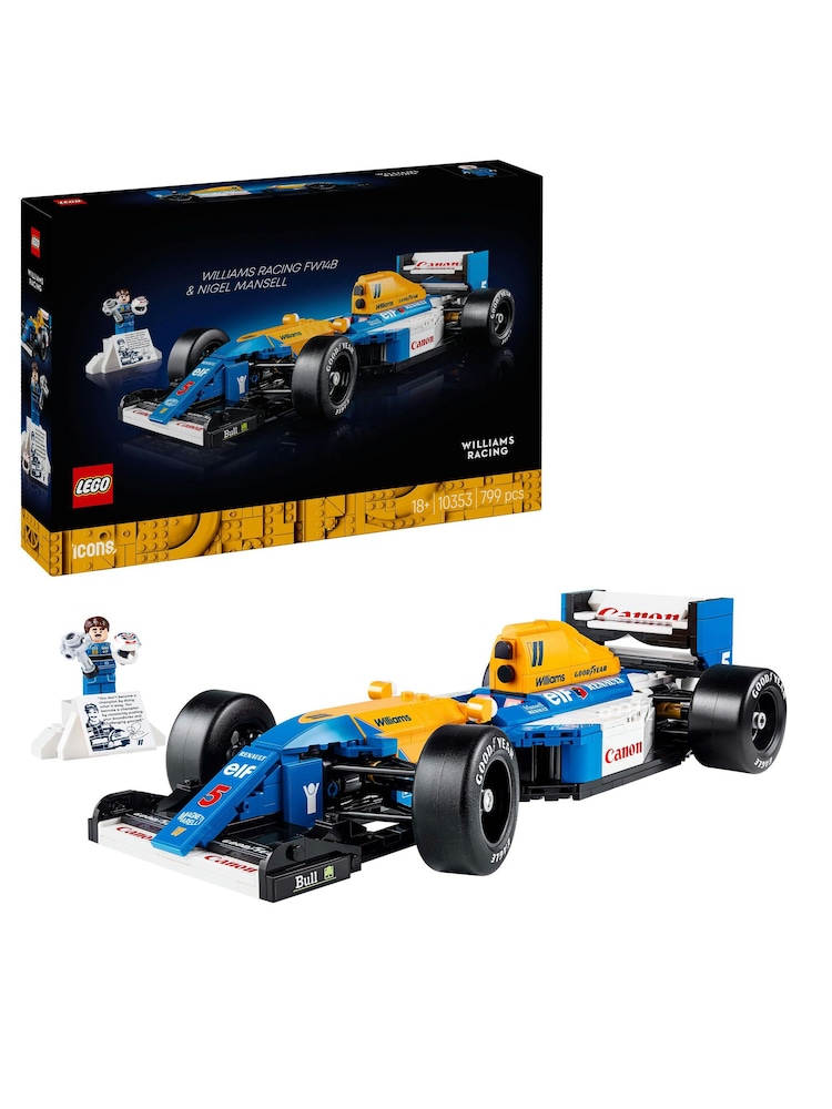 Lego Icons Williams Racing FW14B & Nigel Mansell 10353 - Image 1 of 9