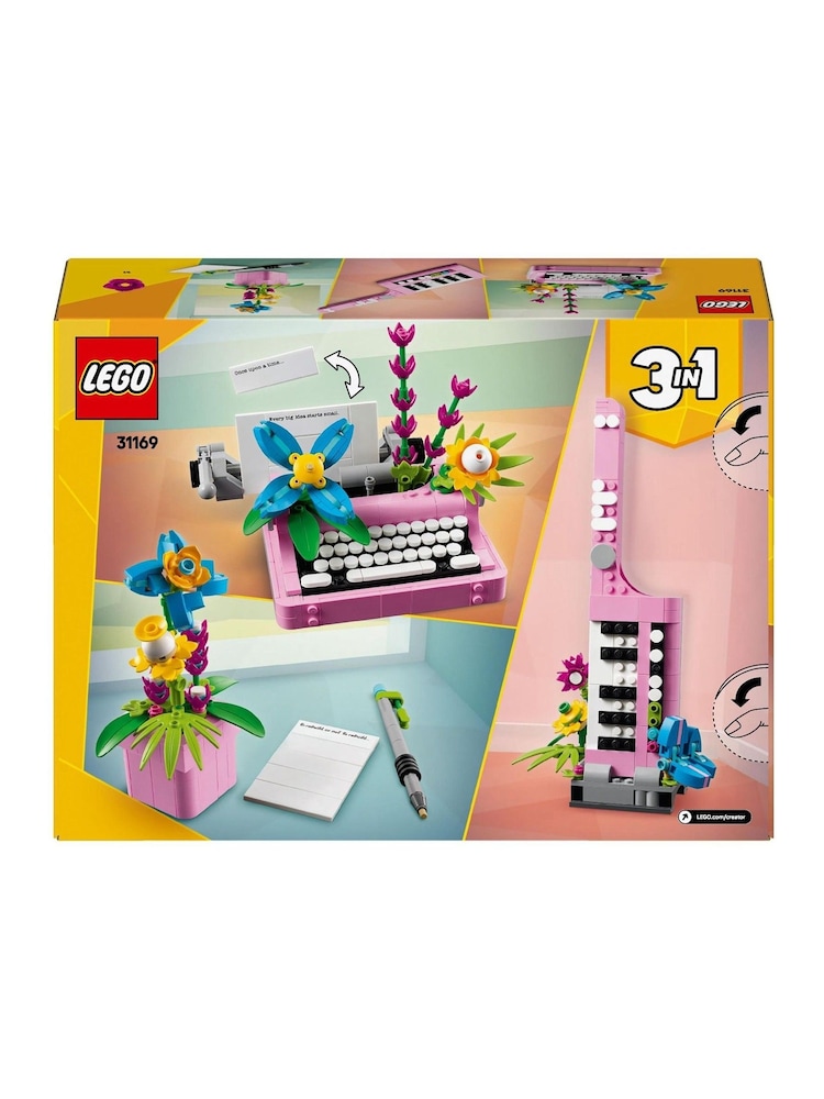Lego Creator 3in1 Typewriter with Flowers Toy 31169 - Image 8 of 8