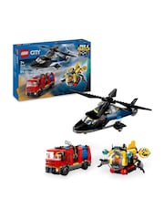 Lego City Helicopter And Fire Engine And Submarine Remix 60462 - Bild 1 von 8