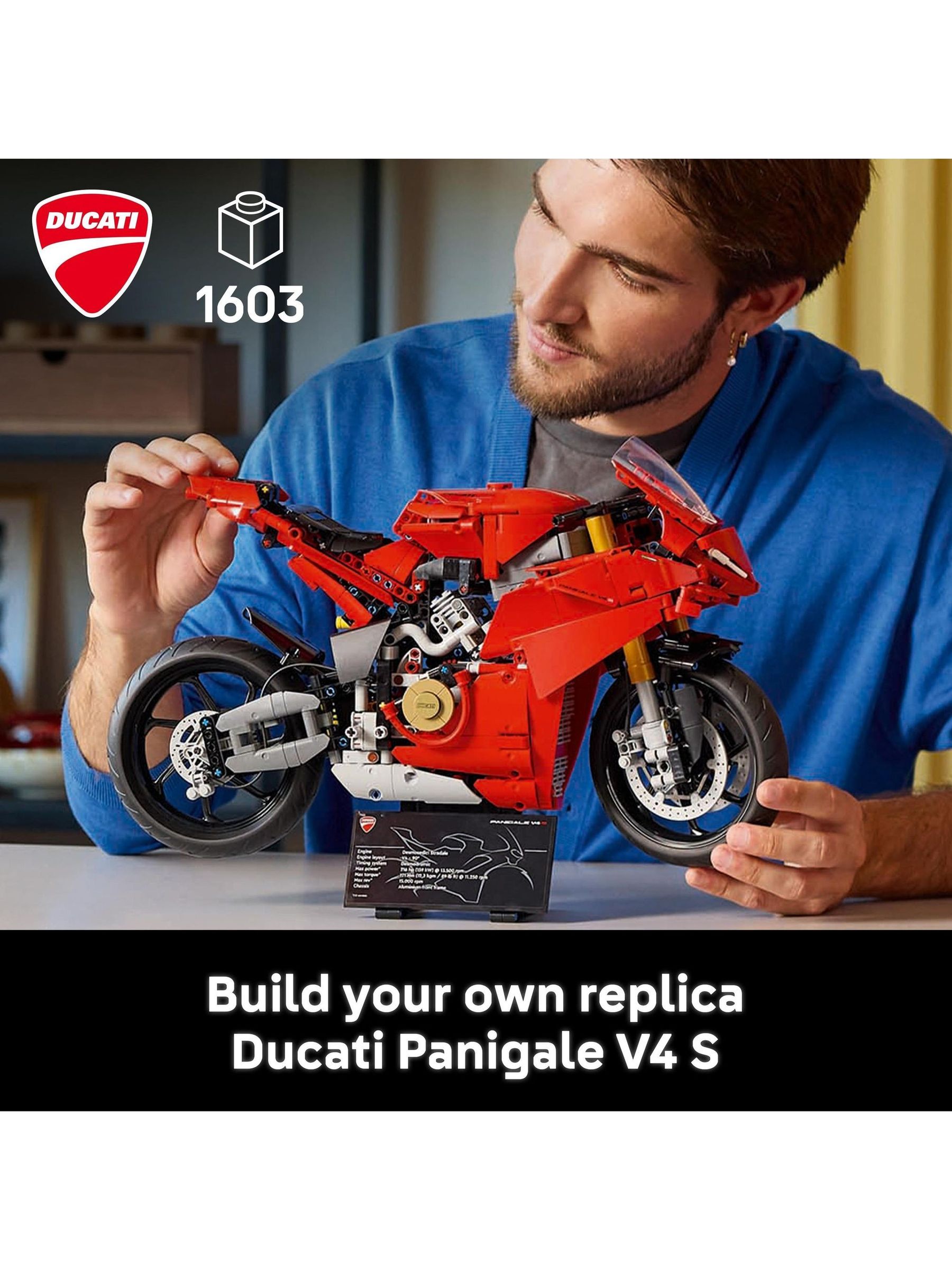 Buy LEGO Technic Ducati Panigale V4 S Motorcycle 42202 from the