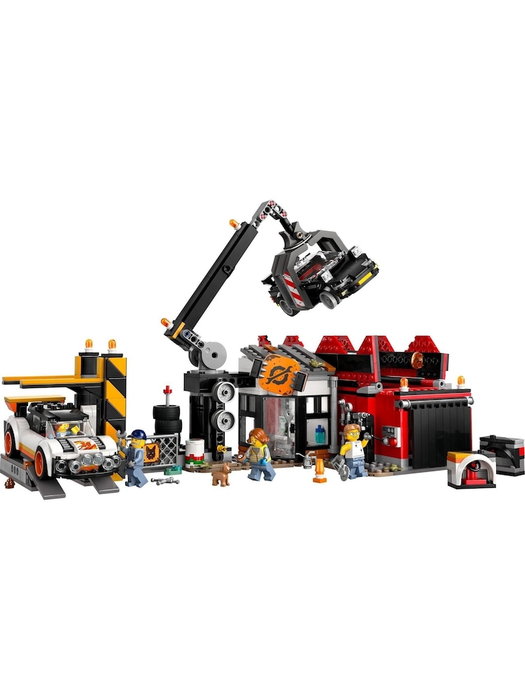 Lego City Scrapyard with Cars and Crane Toy - Image 2 of 8