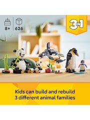 Lego Creator 3in1 Wild Animals Panda Family - Image 3 of 8