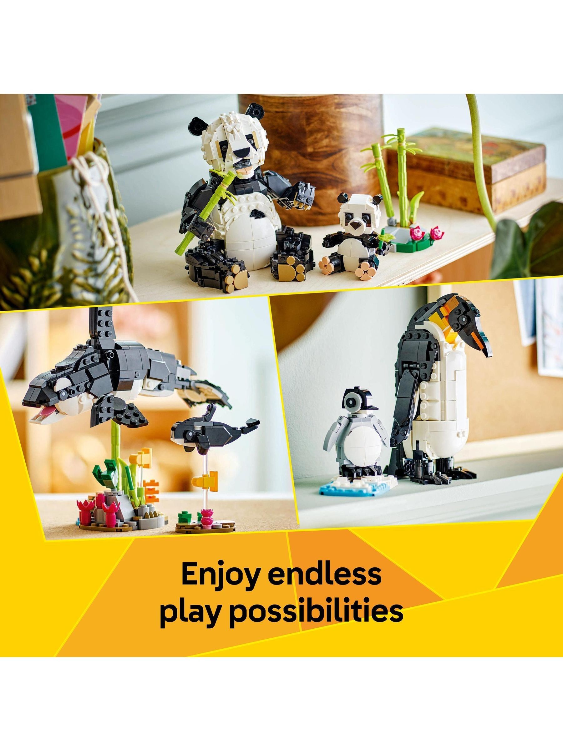 Buy Lego Creator 3in1 Wild Animals Panda Family from the Next UK