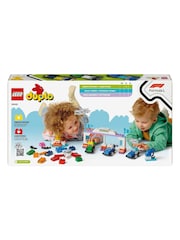 Lego DUPLO F1 Team Race Cars And Drivers Toy Set 10445 - Image 8 of 8