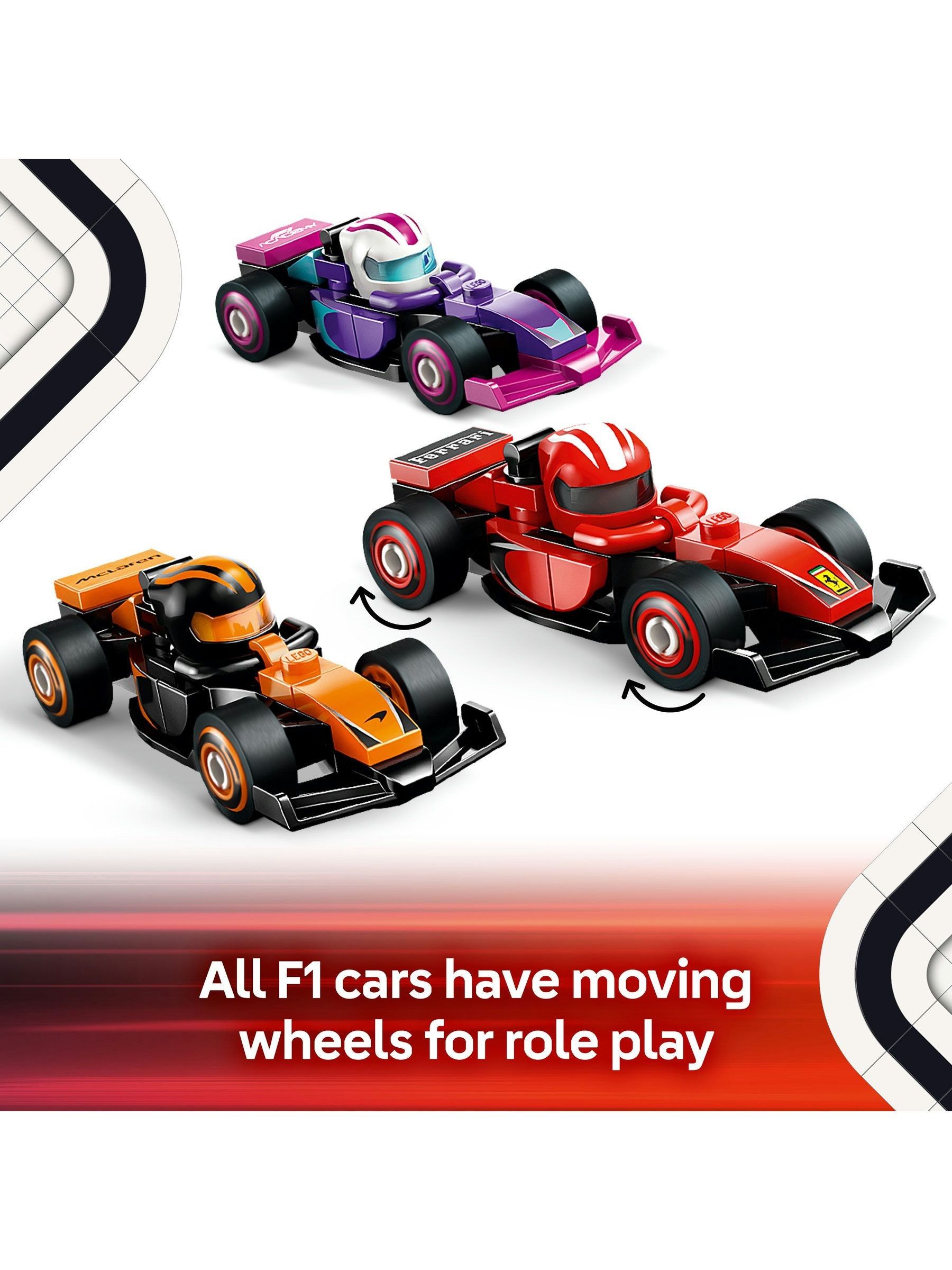 Buy LEGO F1 Collectible Race Cars Building Toy 71049 from Next Romania