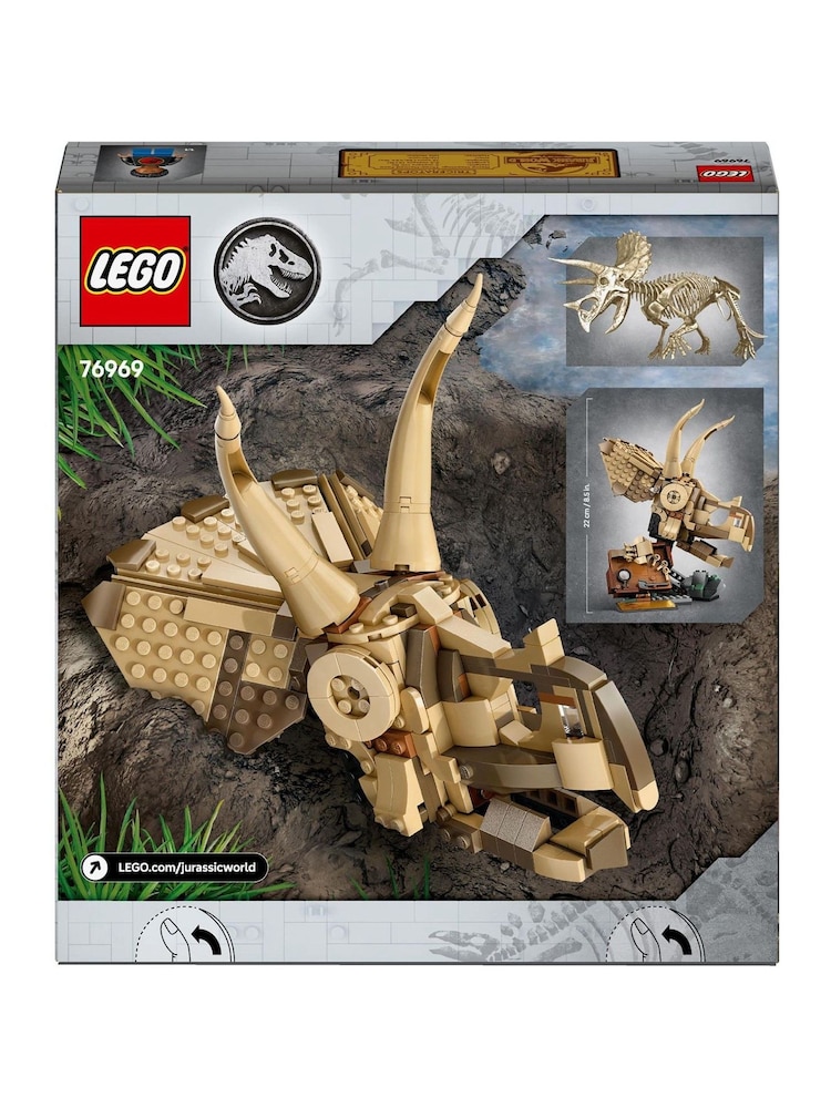 Lego Jurassic World Dinosaur Fossils Triceratops Skull 76969 - Image 8 of 8
