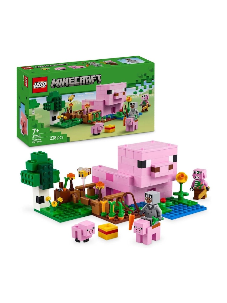 Lego Kids Minecraft The Baby Pig House Toy 21268 - Image 1 of 8
