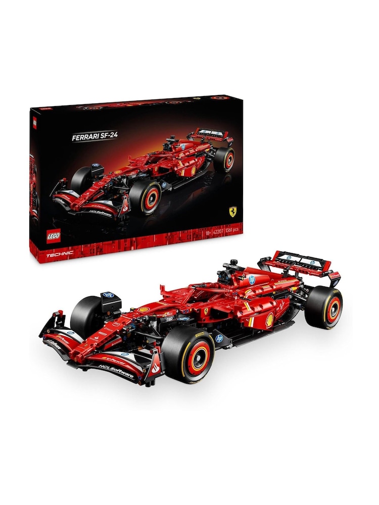 LEGO Technic Ferrari SF24 F1 Car Model Kit 42207 - Image 1 of 3
