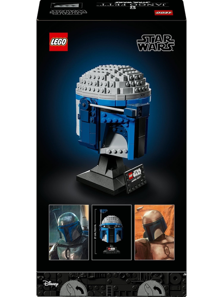 Lego Star Wars Jango Fett Helmet Set for Adults 75408 - Image 8 of 8