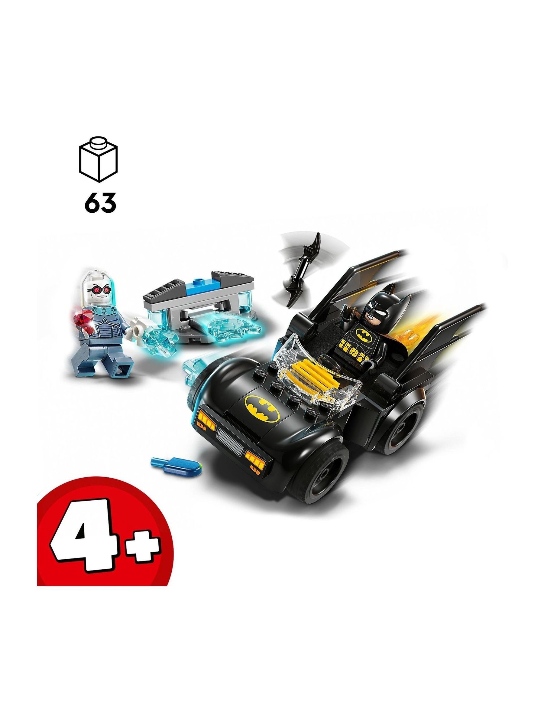 Buy Lego DC Batman And Batmobile vs Mr Freeze Toy 76301 from the