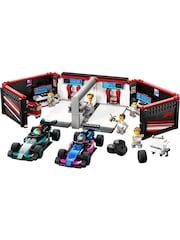 Lego City F1 Garage And Mercedes AMG And Alpine Cars 60444 - Image 1 of 2