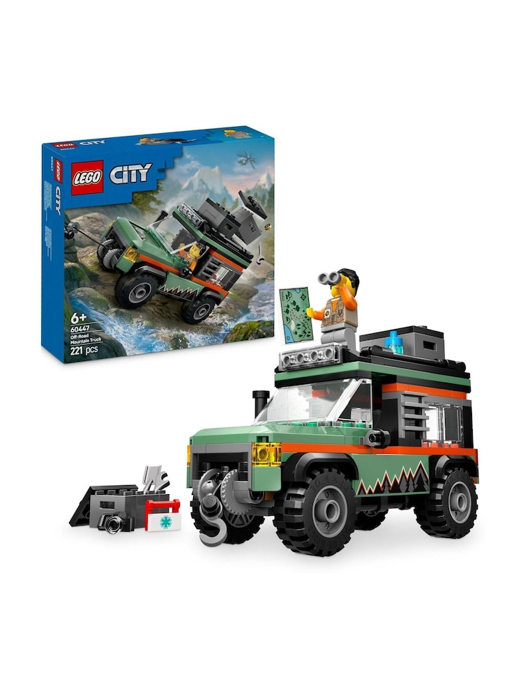 Lego City Off Road 4x4 Mountain Truck Toy 60447 - Image 1 of 8