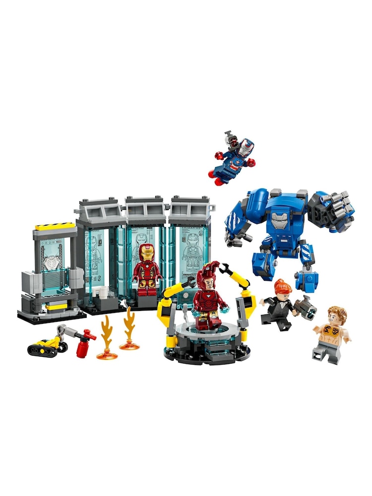 Lego Mans Marvel Iron Laboratory Hall of Armour Set - Image 2 of 8