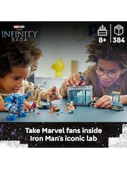 Lego Mans Marvel Iron Laboratory Hall of Armour Set - Image 3 of 8