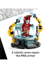 Lego Mans Marvel Iron Laboratory Hall of Armour Set - Image 5 of 8