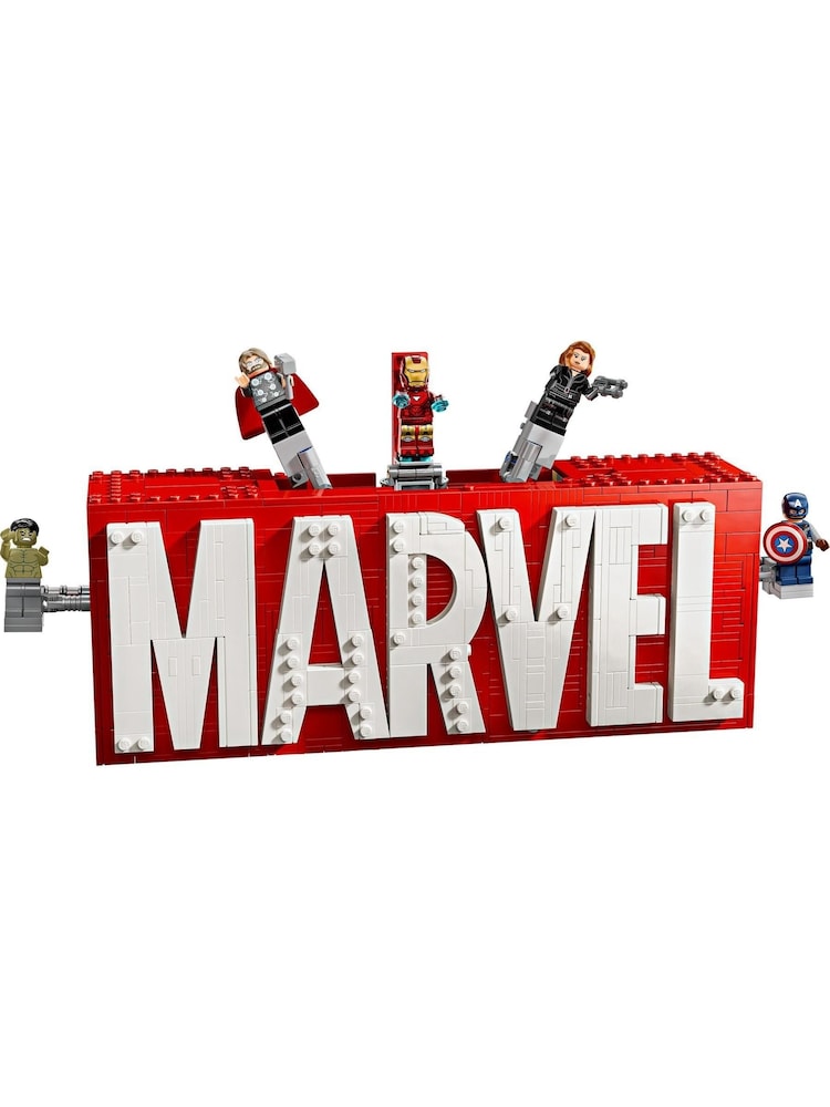Lego Marvel Logo und Minifiguren-Set 76313 - Bild 2 von 8 Lego Marvel Logo und Minifiguren-Set 76313 - Bild 2 von 8