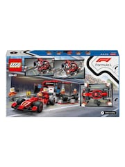 Lego City F1 Pit Stop And Pit Crew with Ferrari Car 60443 - Image 8 of 8