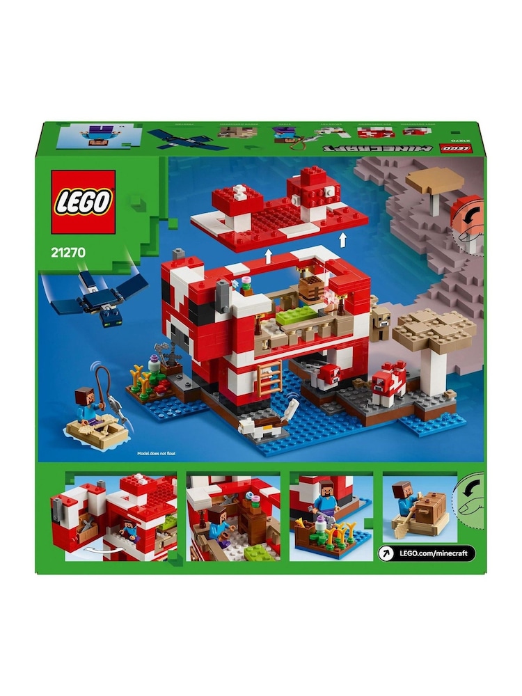 LEGO Minecraft игрушка с принтом Mooshroom House 21270 - Изображение 8 из 8