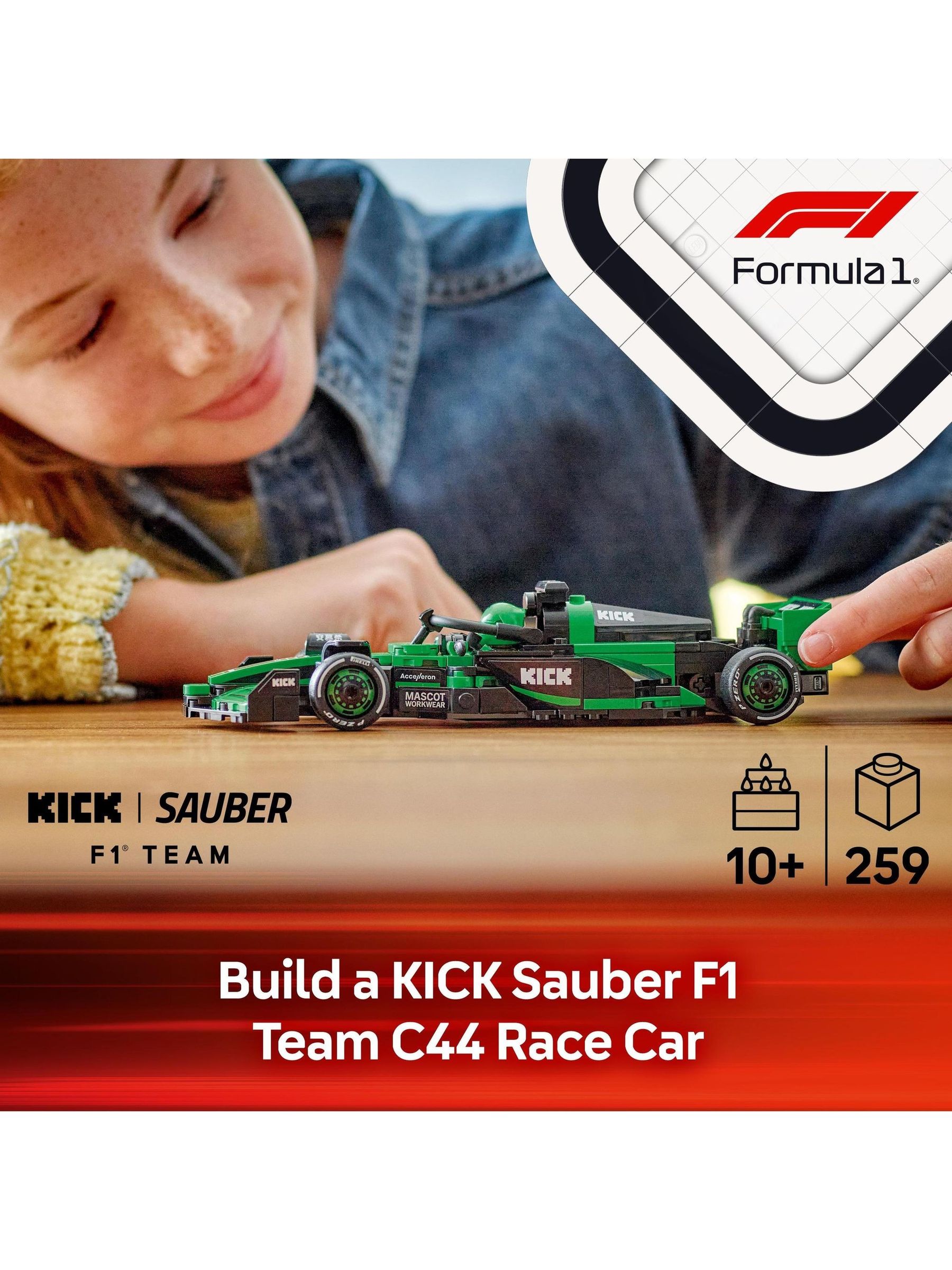 Cumpără LEGO Speed Champions KICK Sauber F1 Team C44 Mașină de