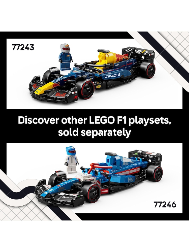 Lego Speed Champions Oracle Red Bull Racing RB20 F1 Rac 77243 - Image 8 of 9