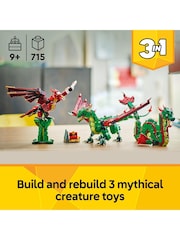 Lego Creator 3in1 Medieval Dragon Toy Playset 31161 - Bild 3 von 8