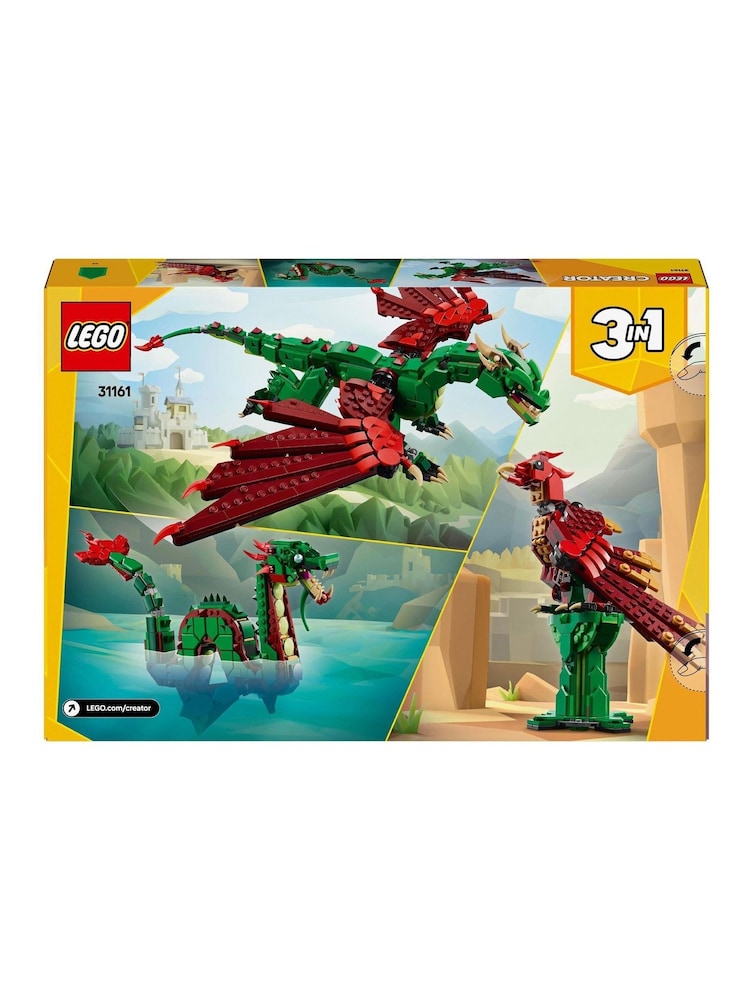 Lego Creator 3in1 Medieval Dragon Toy Playset 31161 - Bild 8 von 8 Lego Creator 3in1 Medieval Dragon Toy Playset 31161 - Bild 8 von 8