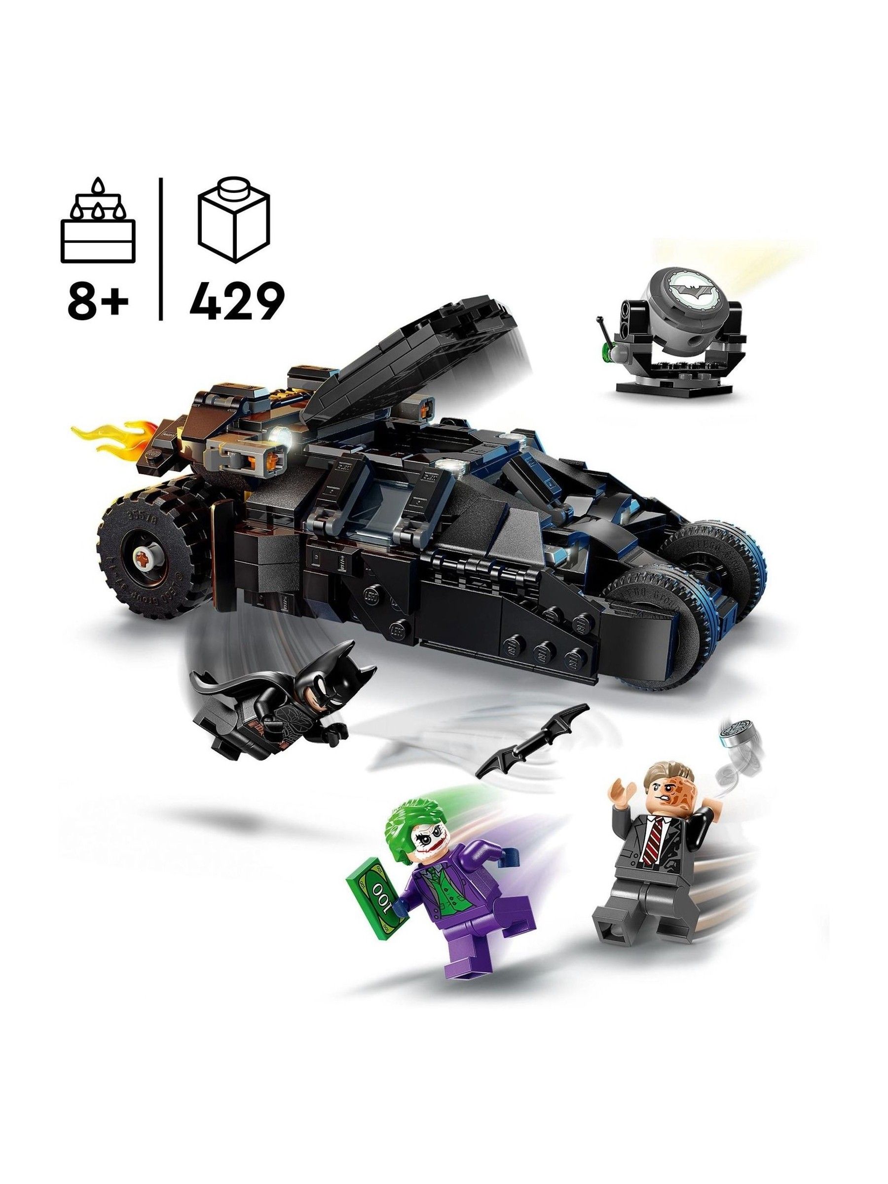 Buy Lego DC Batman Tumbler vs TwoFace And The Joker 76303 from the