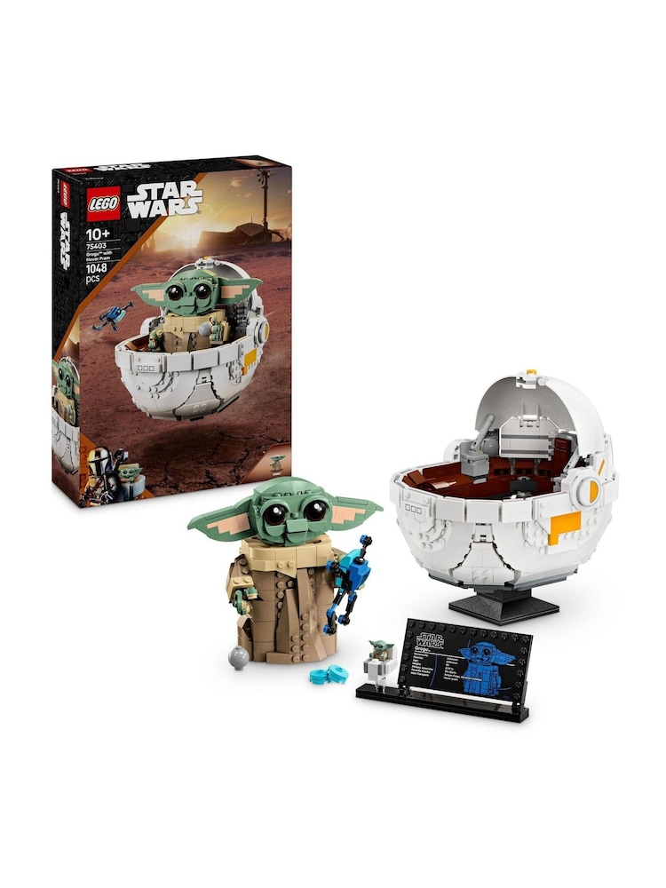 Set de Grogu con Aerocuna de Star Wars de Lego 75403 - Imagen 1 de 8 Set de Grogu con Aerocuna de Star Wars de Lego 75403 - Imagen 1 de 8