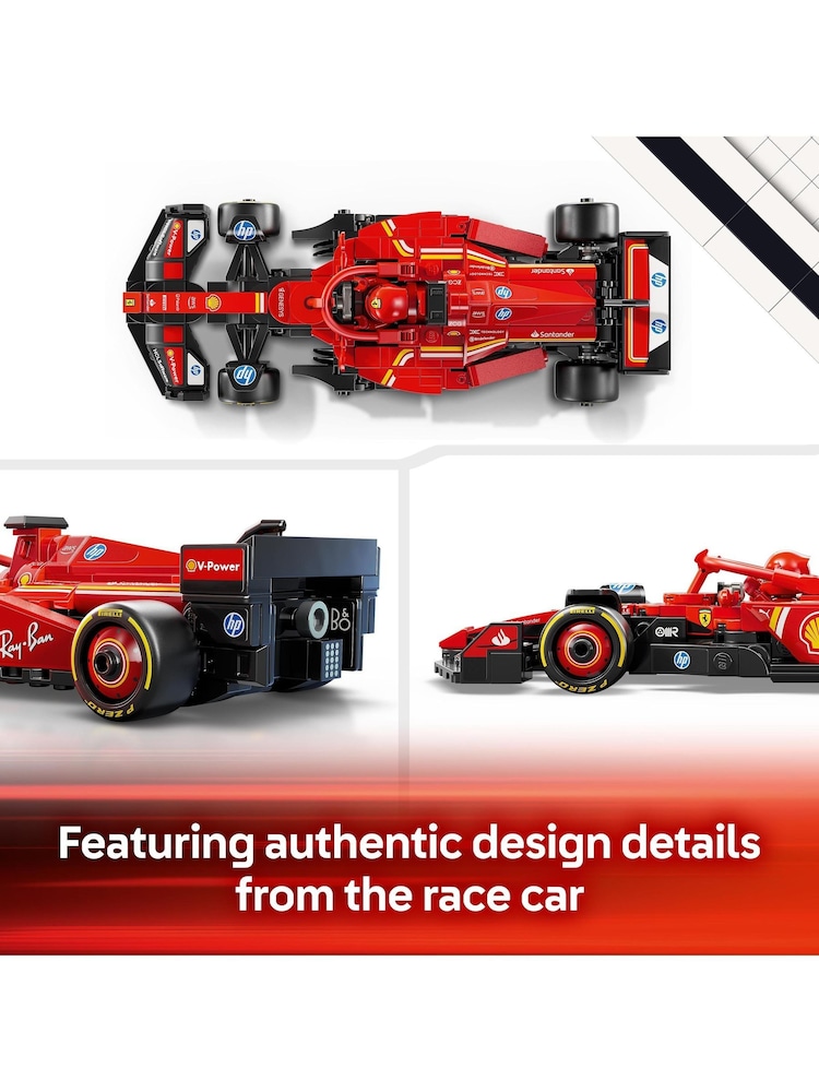 Lego Speed Champions Ferrari SF24 F1 Race Car 77242 - Image 6 of 9