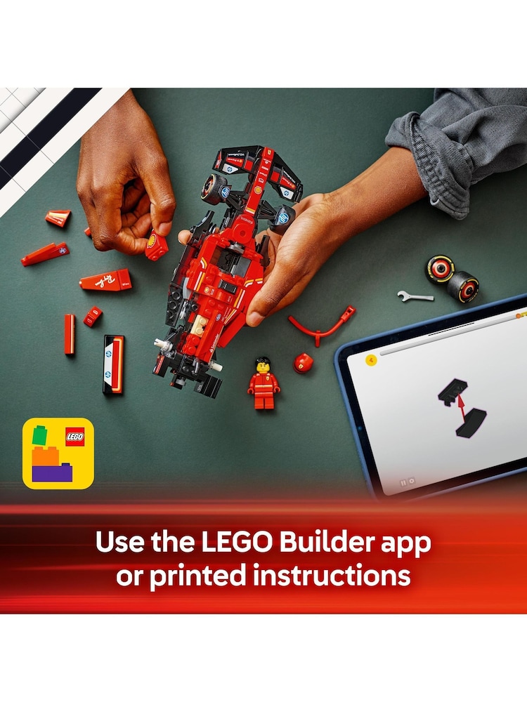 Lego Speed Champions Ferrari SF24 F1 Race Car 77242 - Image 7 of 9