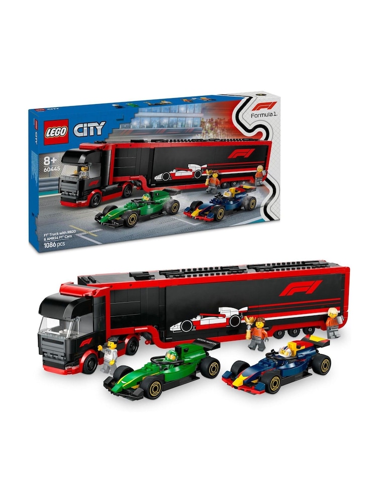 Lego City F1 Truck with RB20 And AMR24 F1 Cars 60445 - Bild 1 von 8 Lego City F1 Truck with RB20 And AMR24 F1 Cars 60445 - Bild 1 von 8